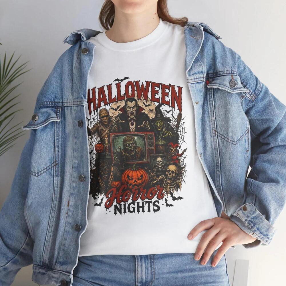Funny Halloween Spooky Season Scary Horror Movie Gift For Her T Shirt